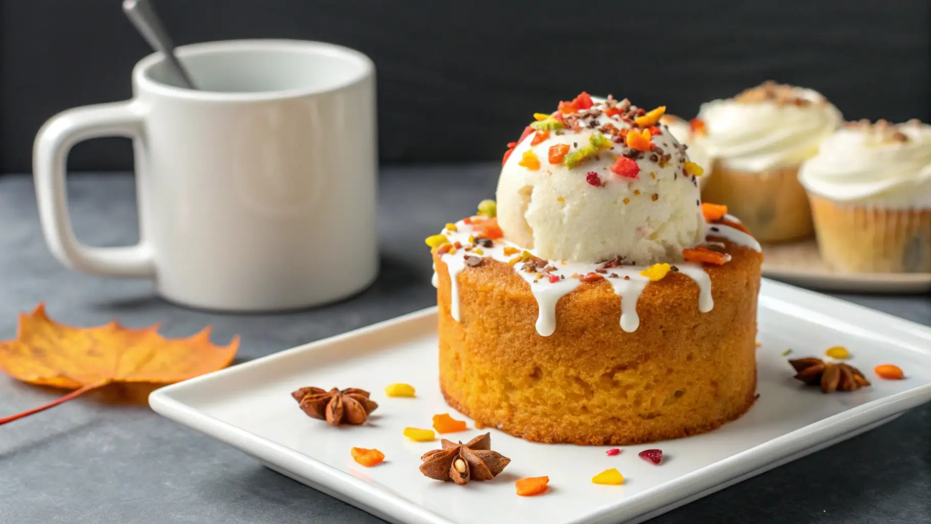 3-ingredient-pumpkin-mug-cake