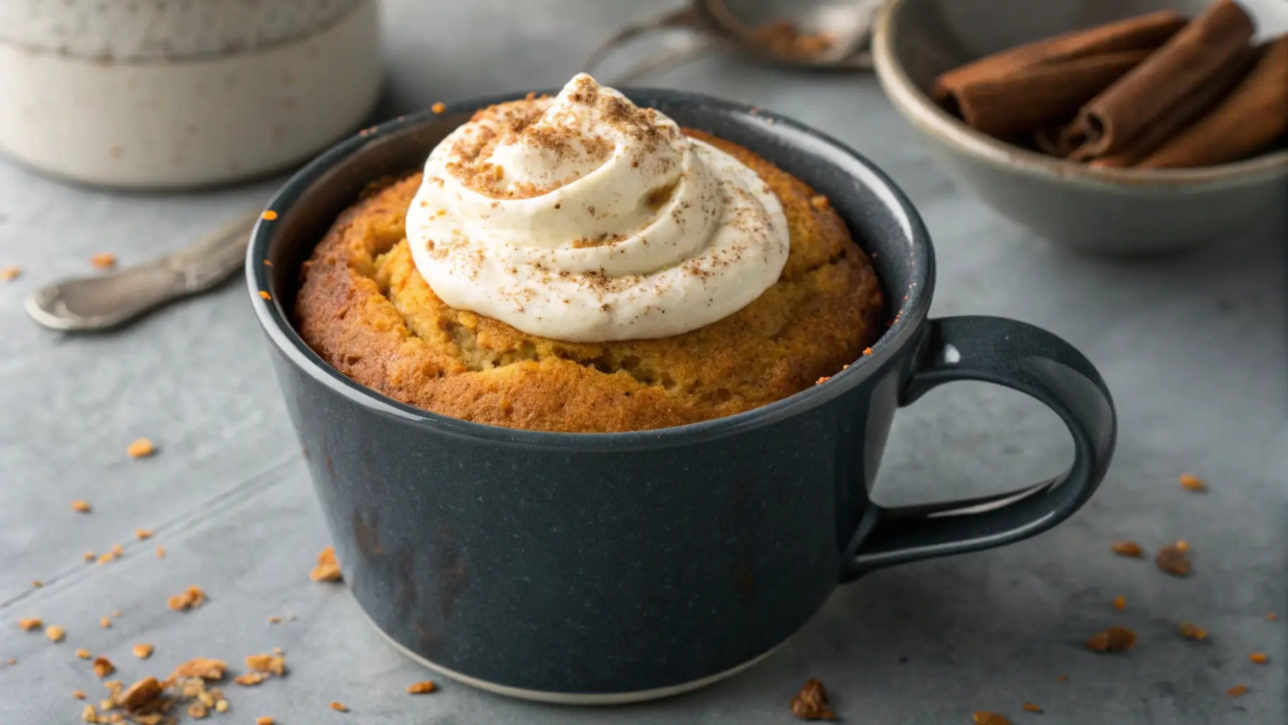 Pumpkin-Spice-Mug-Cake-Without-Pumpkin-Puree