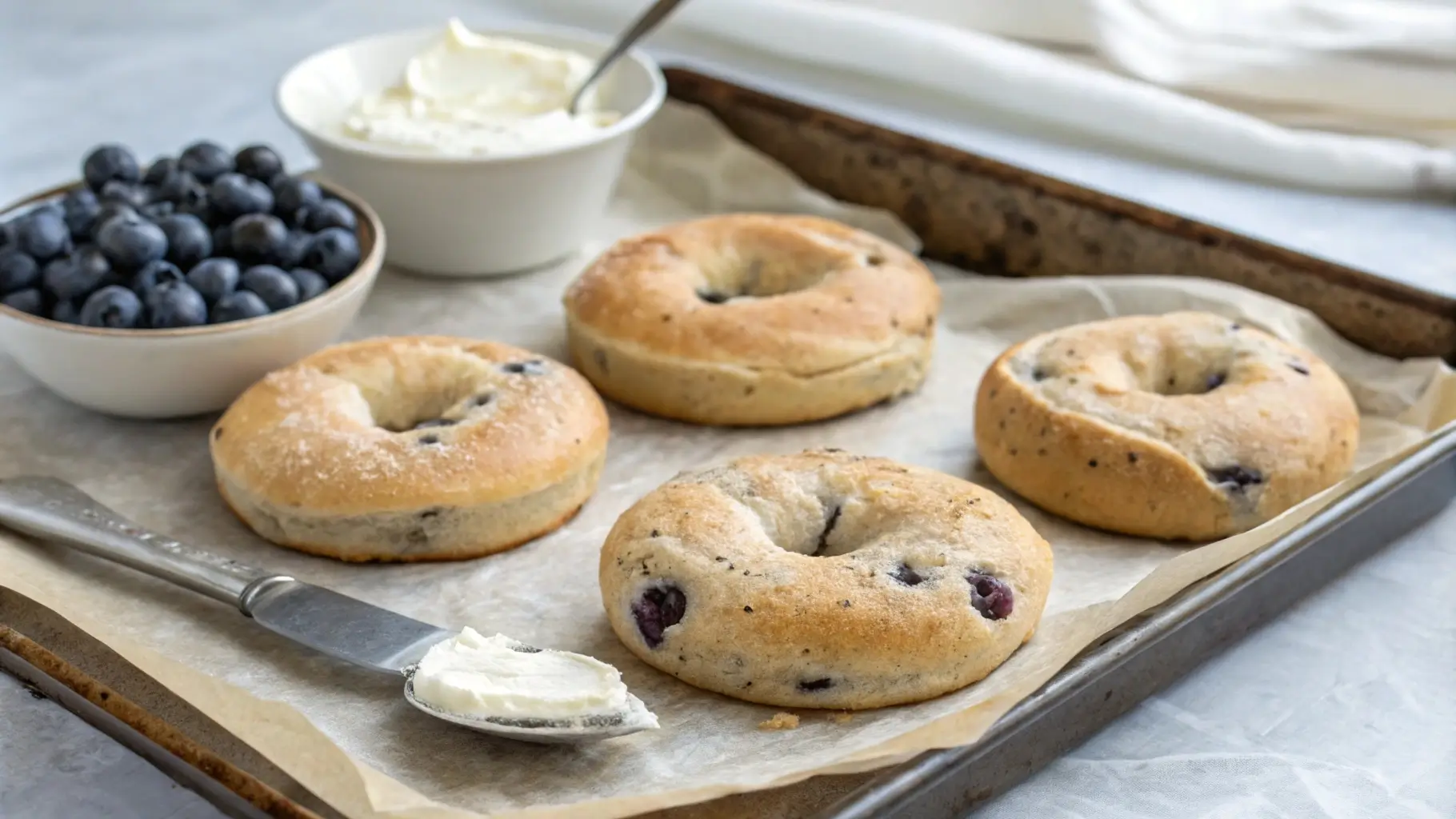 What-are-good-toppings-for-blueberry-bagels