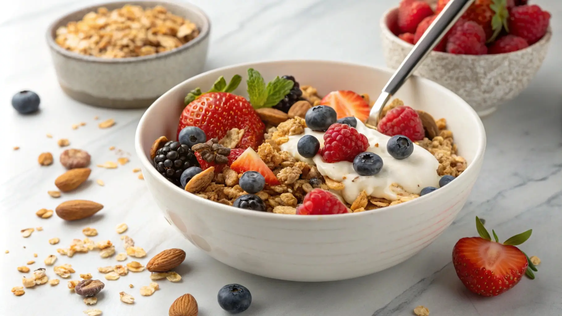 What-is-almond-granola-made-of