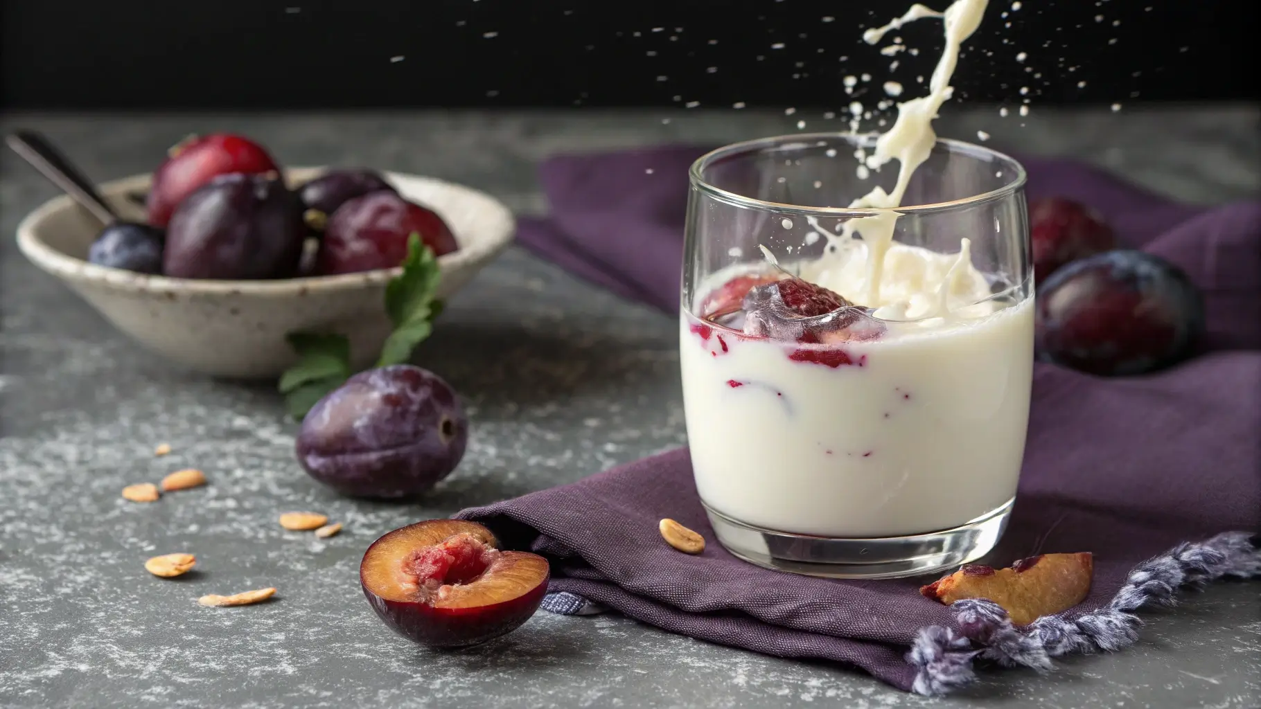 Can-you-mix-plum-with-milk